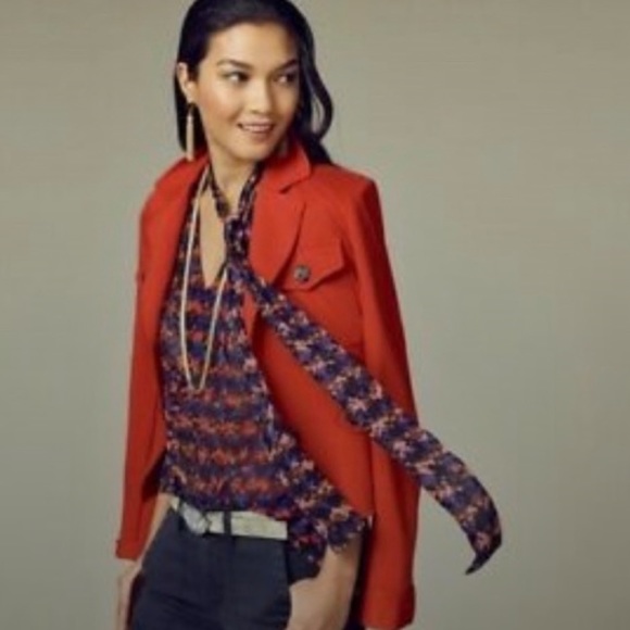 CAbi Bonus Multicolor Blouse only #3428 Size Large - Picture 5 of 5